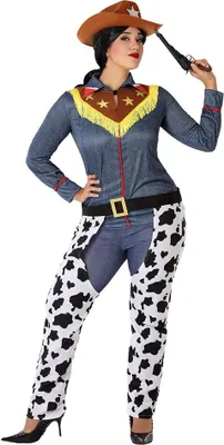 Produktbild von Atosa Cowgirl-kostüm Mehrfarbig 2XL Mehrfarbig 2XL