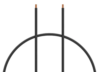 Immagine prodotto di Cavo in silicone, sezione 1,0 mm², lunghezza 1 metro (nero)