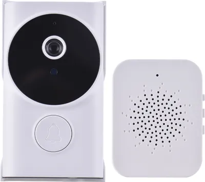 Produktbild von WiFi Smart Tuerklingel Ring Tuerkamera mit Chime TY App-Steuerung Infrarot-Nachtsicht Wiederaufladbare Video-Gegensprechanlage Tuerklingel 2-Wege-Audio fuer Villa Home Office Wohnungstuer Verwendung