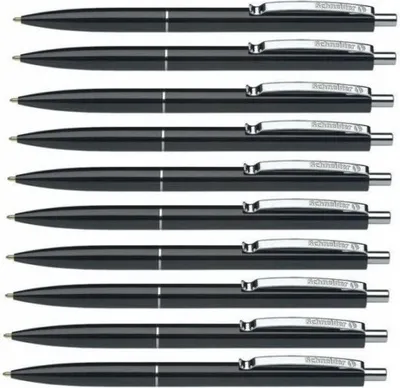 Produktbild von 10x Schneider Kugelschreiber K15 Stärke M dokumentenecht schwarz 3081