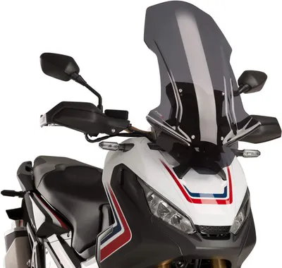 Produktbild von Puig Touring Honda X-adv Windschutzscheibe Schwarz  Schwarz One Size