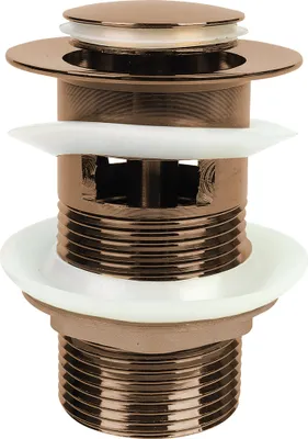 Productafbeelding van Kuchinox CKK_81R1: Click-clack afvoerputje met overloop, rosé goud
