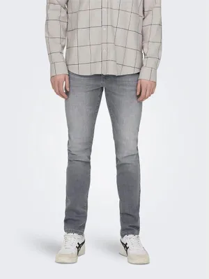 Immagine prodotto di Only & Sons Loom Lmg 8265 Mat Slim Fit Jeans Grigio 30 / 30 Uomo Grigio 30