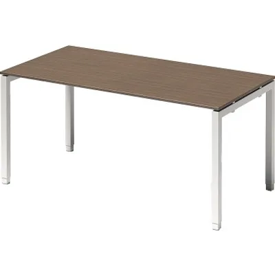 Produktbild von BISLEY Schreibtisch Cito Maße: 160 x 65-85 x 80 cm (B x H x T) 3-Schicht-Spanplatte, melaminharz Farbe der Tischplatte: nußbaum