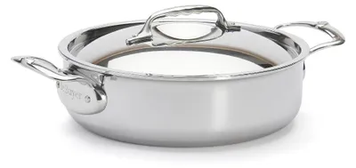 Produktbild von De Buyer Affinity Bratentopf niederer mit Deckel 20 cm