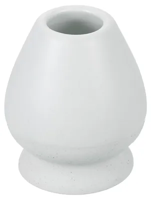 Produktbild von Keramik Chasen Ständer - Matcha Besen Halter für Teezeremonie - 66 mm Höhe - Weiß