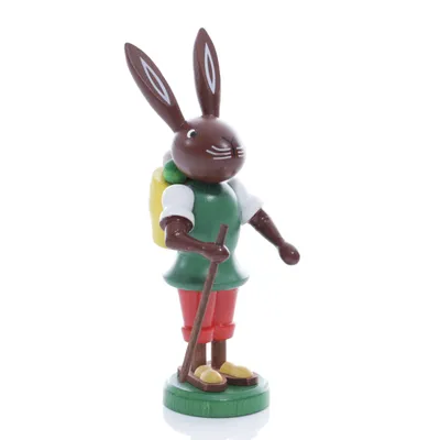 Produktbild von Osterfigur Hase mit Korb Höhe ca 9 cm NEU