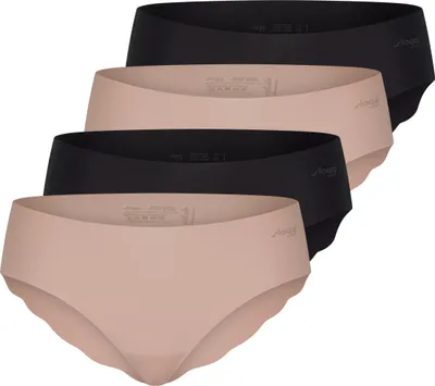 Produktbild von sloggi 4er Pack ZERO Microfibre 2.0 Hipster Kein Abzeichnen unter Kleidung, Weich und leicht, Aus recycelten Materialien