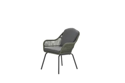 Productafbeelding van Triton dining stoel c. bl/rope moss gr dia. 5mm/mys. gr Garden Impressions