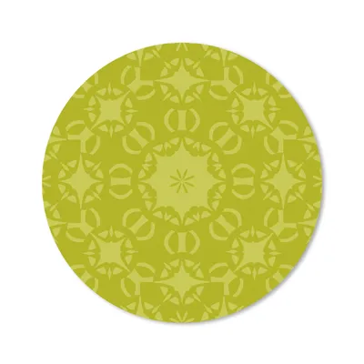 Produktbild von MuchoWow® Mauspad Mousepad Kompass - Grün - Muster 50x50 cm - Mousepads - Maus Mat - Pad - Mausunterlage - Vinyl