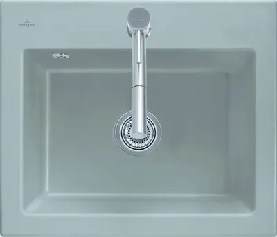 Produktbild von Villeroy & Boch V&B Einbauspüle SUBWAY 60 S FLAT 565x475mm Exz-bet ebony