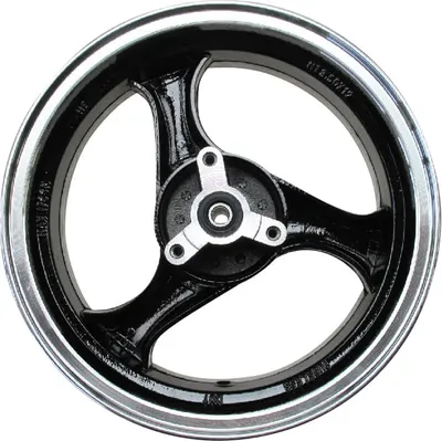 Produktbild von Felge vorne 3.50x12 schwarz Alu Scheibenbremse 700827