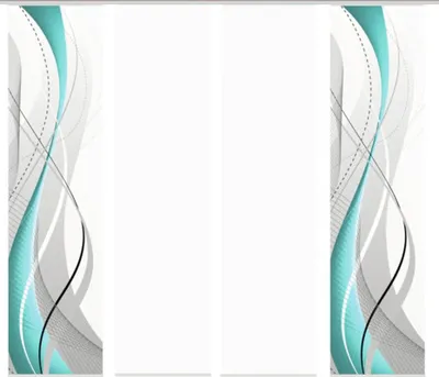Produktbild von Schiebegardine 4er-Set Wuxi petrol 60x245 cm