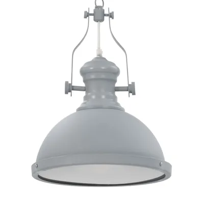 Obrázok produktu pre Stropná lampa sivá okrúhla E27