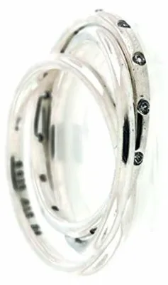 Image de Bague Pandora, motif "Symmetrie entrelacée", référence 191034CZ-50, taille 50