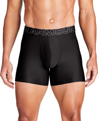 Zdjęcie produktu dla Under Armour Performance Tech 6 in 3-Pack Boxerjock - bokserki termoaktywne, czarne