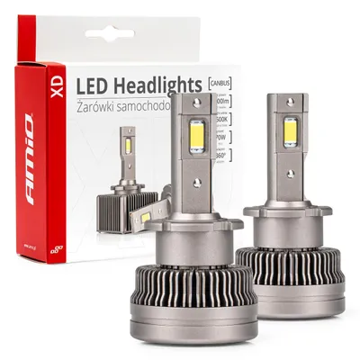 Produktbild von LED-Zündkerzen AMiO XD D2S D2R 6500K Canbus, Plug-and-Play, 8600LM