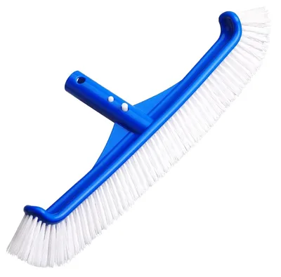 Zdjęcie produktu dla Szczotka basenowa o długości 43 cm, z nylonowymi włosiem do czyszczenia basenu