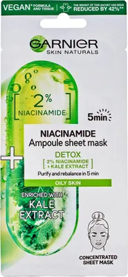 Obrázek produktu pro Skin Naturals pleťová maska Niacinamide Ampoule pro ženy 1 - Garnier