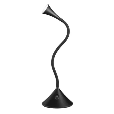 Produktbild von Flexible 2in1 Tischleuchte, Wandleuchte biegsam in Schwar Schreibtischlampe Büro