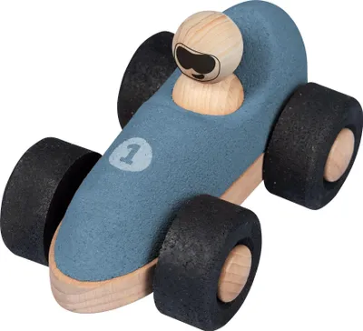 Produktbild von Korko - Blauer Rennwagen|Ab 18 Monaten|Fördert die motorischen Fähigkeiten|Cork