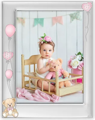 Produktbild von ZEP B17346P, Einzelbilderrahmen, Metall, Holz, Pink, Silber, Glanz, 10 x 15 cm, Rechteckig
