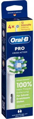 Image de Brosses à dents Oral-B Pro CrossAction, 4 pièces