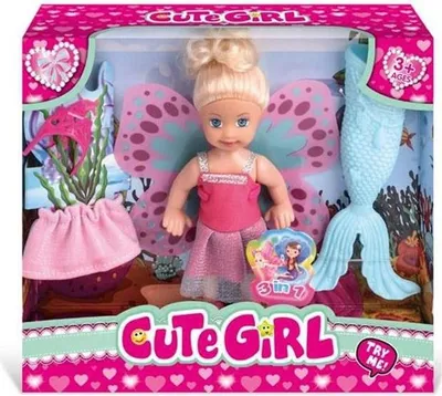 Image de SWEDE : Poupée 2 en 1, sirène