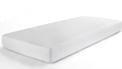 Produktbild von Dormisette by Wülfing - Elastic-Jersey-Spannbetttuch - Größe: 140-160/200-220 cm - Farbe: 100  weiß