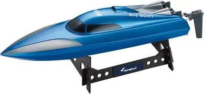 Image de AMEWI 26073 Amewi RC Boot 7012 Speedboot Li-Ion Akku 1100mAh blau/14+