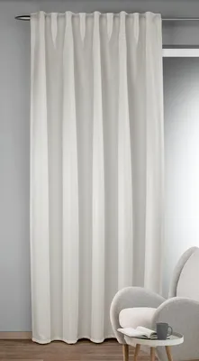 Produktbild von Fertigschal verdeckte Schlaufen "Adora" von Albani: 245x135cm / Weiß Größe (HxB): 245x135cm Farbe: Weiß