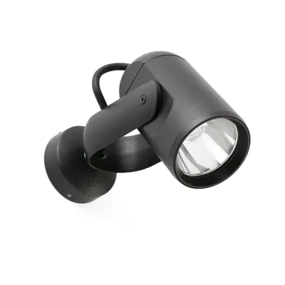 Produktbild von Faro 70035, Wandbeleuchtung für den Außenbereich, Schwarz, Aluminium, IP65, I, 14 W