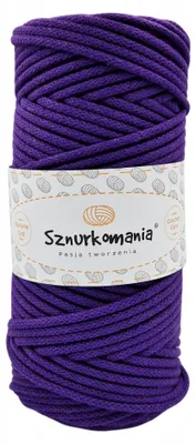 Produktbild von Sznurkomania Baumwollschnur 3mm 100m Pflaume Makramee