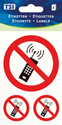 Produktbild von Etiketten 'Handy verboten'