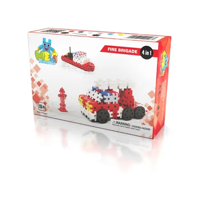 Obrázek produktu pro HCM Meli Basic Tematická sada Hasiči 4 v 1 67234