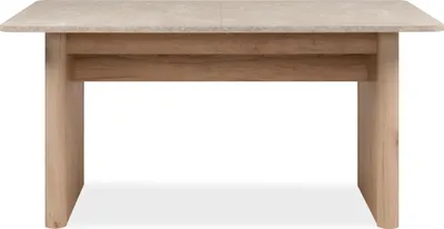 Produktbild von Esstisch Sai | Ausziehtisch | Sandstein / Jackson Hickory
