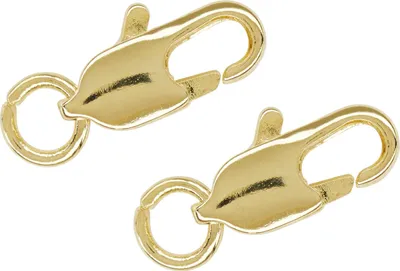 Produktbild von Karabinerverschluss, 2 Stück Gold