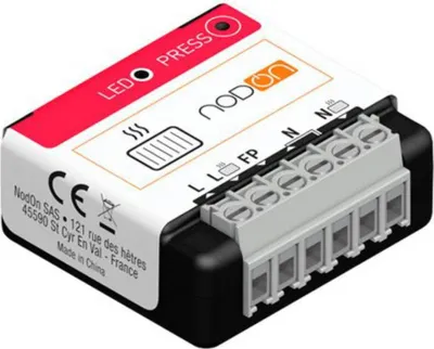 Image de NODON, module de chauffage pour radiateur électrique avec fil pilote, noir