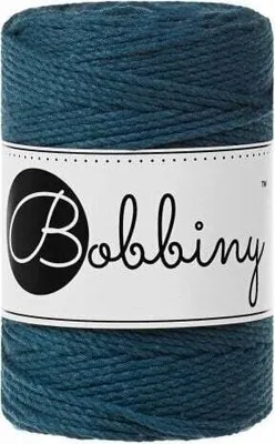 Image de Bobines 3PLY Corde à macramé 1,5 mm 100 m Cordon bleu paon