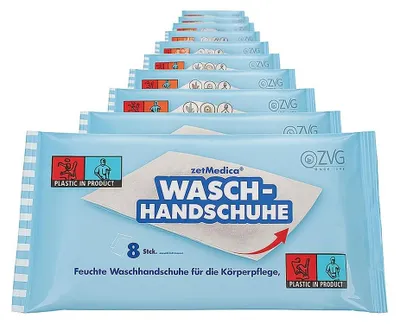 Produktbild von Feuchte Waschlappen - Antibakteriell und Normal 3er Pack