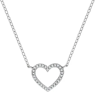 Zdjęcie produktu dla V Collier 375, białe złoto próby 375, złoto 42/45 cm, biały diament, biały, numer produktu: 319350005-5