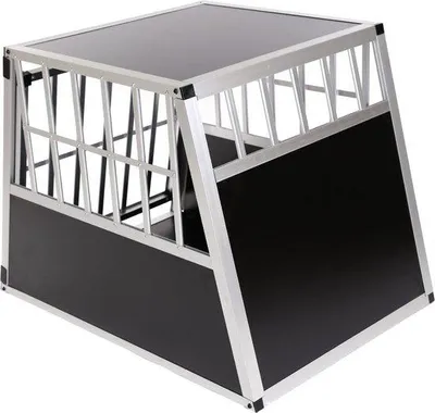 Obrázek produktu pro Psí bouda – šedá – 123 x 78 x 70 cm