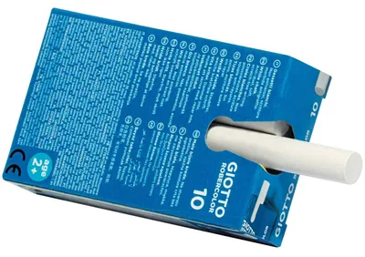 Zdjęcie produktu dla Biała kreda bezpyłowa GIOTTO Robercolor 10 szt.