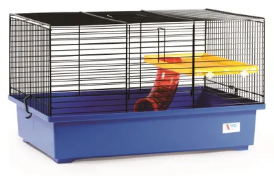 Produktbild von Mäusekäfig Hamsterkäfig Nagerkäfig 49x32,5x29cm mit Zubehör