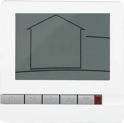 Obrázek produktu pro Digitální inteligentní termostat LCD obrazovka Bezkartáčový ventilátor Inteligentní domácí termostat Regulátor teploty pro vytápění místností