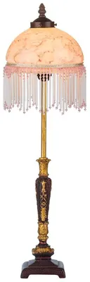Immagine prodotto di Casa Padrino Lampada da tavolo in stile barocco Multicolore Ø 20 x H. 66 cm - Mobili barocchi e liberty
