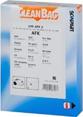 Produktbild von Cleanbag Staubsaugerbeutel 199AFK2 für AFK und andere