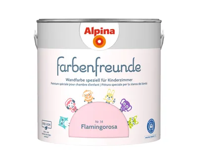 Produktbild von Alpina Farbenfreunde Nr. 14 Flamingorosa 2,5 Liter matt