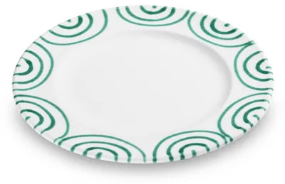 Produktbild von Gmundner Keramik Grüngeflammt, Dessertteller Gourmet (Ø 22cm)