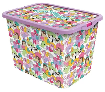 Immagine prodotto di Squishmallows: Contenitore con coperchio, capacità 23 litri